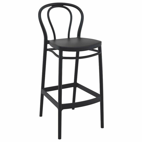 Kd Etagere Victor Bar Stool  Black KD2840702